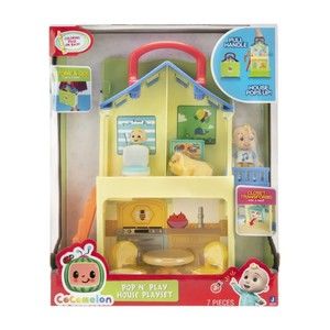 CoComelon's Pop N' Play House Transforming Playset | 7 Pcs Toy